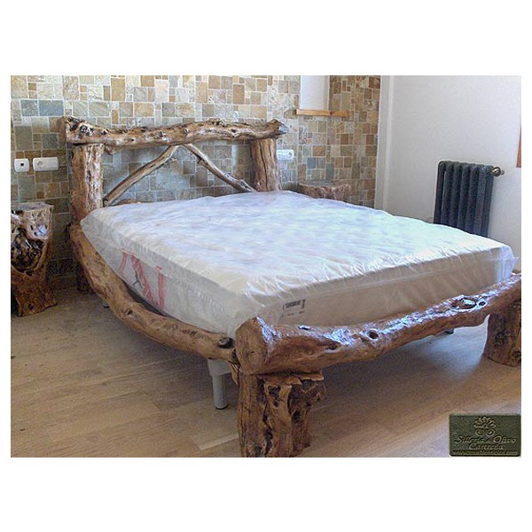 Cama rústica serie Yeyellostow