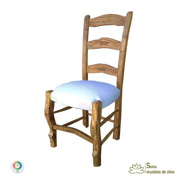 Silla modelo Alameda asiento tapizado