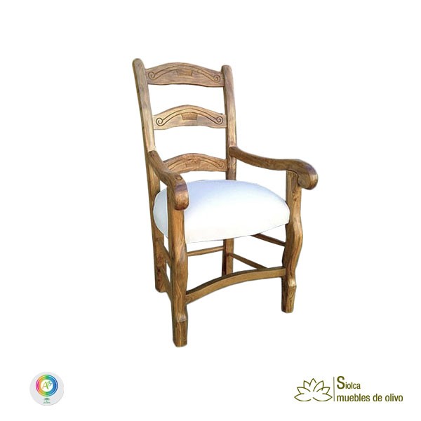 Sillón modelo Alameda asiento tapizado - Imagen 2