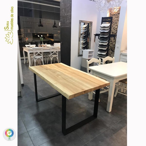 Mesa de cocina en fresno Adonia
